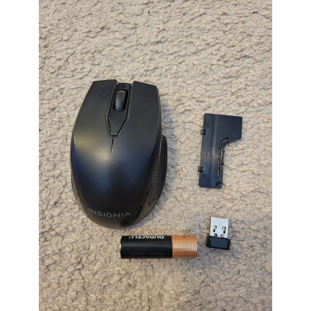 Insignia Wireless Optical Mouse Ns Pnm6003 Bk Black works great